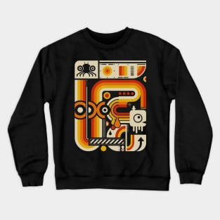 World 1 [retro, orange] Crewneck Sweatshirt